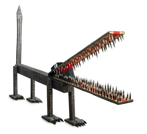 Vorschau Bild von WolfGeorg, Holzskulptur Krokodil, 250 cm