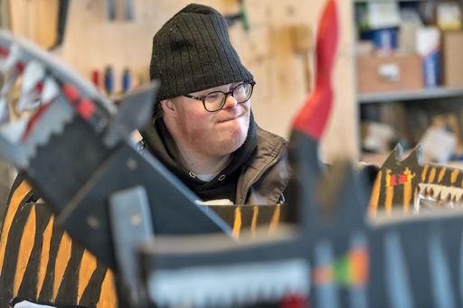 Vorschau Bild von WolfGeorg im Atelier, Frastanz