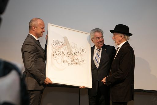 Vorschau Bild von Fritz-Csoklich-Demokratiepreis, Jüdisches Museum,
Arik Brauer, Styria Media Group, Kleine Zeitung, Presse, Oktober
2019, 1010 Wien