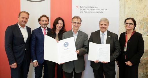 Verleihung des Österreichischen
Qualitätszertifikats für Vermittlungsagenturen in der
24-Stunden-Betreuung - ÖQZ-24