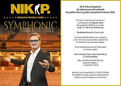  Nik P. & Band Symphonic – Ein Lebenstraum wird realisiert!