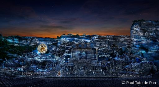 Vorschau Bild von Bühnenbild Turandot 2020 im Steinbruch St.
Margarethen