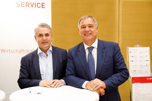  Peter Bosek (li.), Vorstandsvorsitzender der Erste Bank
Österreich und Walter Ruck, Präsident der Wirtschaftskammer Wien.