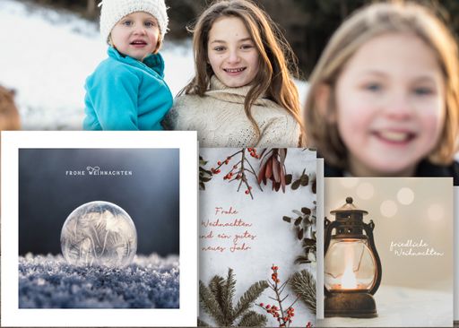 Viele Menschen bestellen seit Jahrzehnten
Weihnachtskarten und Billetts von SOS-Kinderdorf und unterstützen
damit Kinder und junge Menschen in Not. Der Online-Kartenshop läutet
eine neue Ära ein: Jede/r kann Karten individuell gestalten –
eigenes Fotomotiv hochladen, Wunschtext dazu fügen und bestellen -
und dann die zugeschickten Karten/Billetts per Post versenden. Der
gute, alte Brauch der Weihnachtskarte bekommt damit eine neue sehr
persönliche Note.