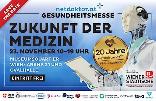  Save the Date: Gesundheitsmesse "Zukunft der Medizin" (Anita Kovacs/netdoktor.at)