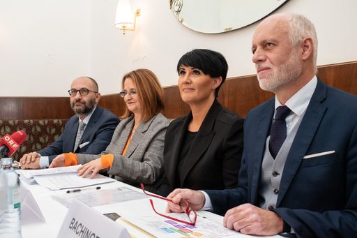 v.l.n.r.: ao. Univ.-Prof. Dr. Ojan Assadian (Präsident der ÖGKH -
österreichische Gesellschaft für Krankenhaushygiene, Ärztlicher
Direktor Landesklinikum Neunkirchen), Mag. Gabriele Jaksch
(Präsidentin von MTD-Austria, Vorstandsmitglied der Plattform
Patientensicherheit), Elke Poßegger (Vorstandsmitglied ÖGKH –
österreichische Gesellschaft für Krankenhaushygiene,
Hygienefachkraft), Dr. Gerald Bachinger (NÖ PatientInnen- und
Pflegeanwalt, Sprecher der PatientenanwältInnen)