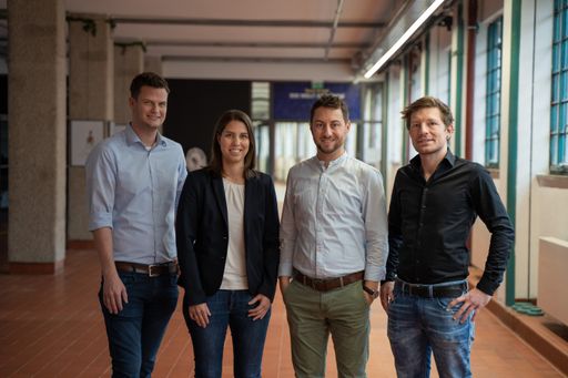 Bernhard Aichinger, Stefanie Vetr, Michael
Raberger und Alexander Jungwirth übernehmen die neue Geschäftsleitung (v.l.n.r.)