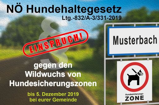Vorschau Bild von NÖ HHG, Hundesicherungszone