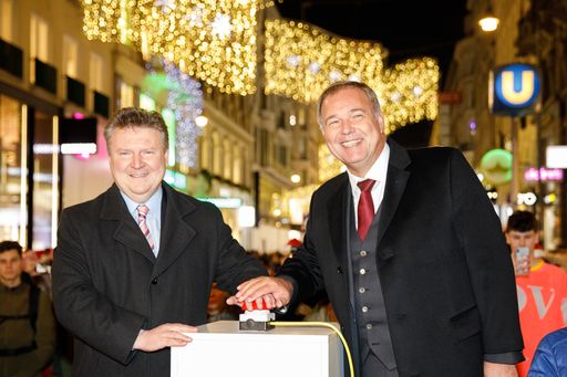 Bürgermeister Michael Ludwig und WK Wien-Präsident Walter Ruck.