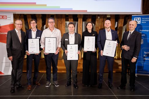  Die innovativsten Unternehmen der Bundeshauptstadt stehen fest:
Die Wirtschaftskammer Wien zeichnete kürzlich im Rahmen der
Preisverleihung im Kuppelsaal der TU Wien die diesjährigen Sieger
des Mercur Innovationspreises aus.