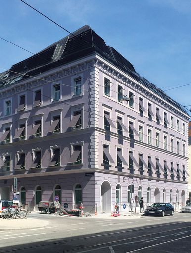 Vorschau Bild von Das Architekturbüro Trimmel Wall Architekten ging mit dem
Wiederaufbau und der Sanierung eines Gründerzeithauses im 15. Wiener
Gemeindebezirk heuer als Gewinner des Staatspreises für Architektur
und Nachhaltigkeit hervor.