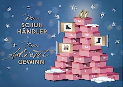 Vorschau Bild von Im "Mein Schuhhändler"-Adventkalender warten tolle Schuhpreise und Markenartikel!