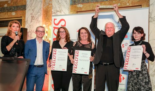 Klimt-Foundation erhält erneut
MAECENAS-Ö1-Publikumspreis bei der MAECENAS-Gala im Wiener Hotel
Imperial