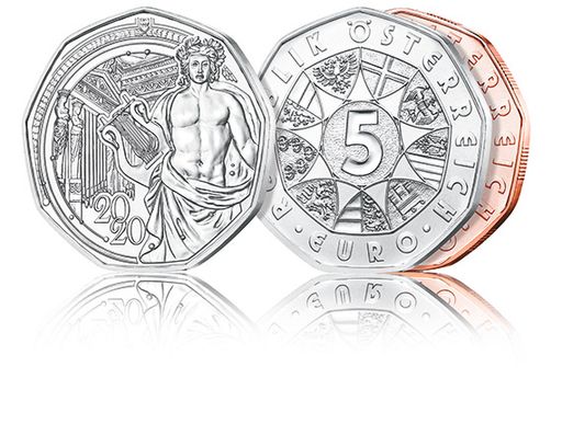 Vorschau Bild von Erhältlich bei den österreichischen Banken und
Sparkassen, Post AG, Münzhändler, Dorotheum, Münze Österreich AG und
am Silvesterpfad