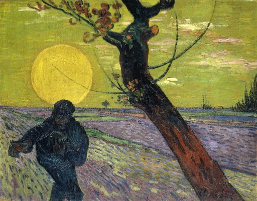 VINCENT VAN GOGH 1853–1890 Sämann bei
Sonnenuntergang, 1888 Öl auf Leinwand 73,5 × 93 cm Sammlung Emil
Bührle, Zürich, Foto: SIK-ISEA, Zürich (J.-P. Kuhn)