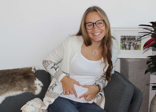 Vorschau Bild von Marie S., im 5. Monat schwanger mit einem
„femSense-Baby“