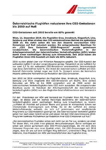 Vorschau Bild von Presseaussendung