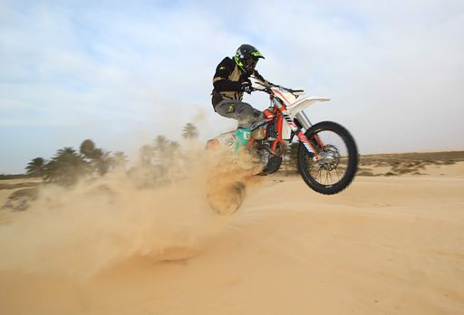  Motorradreporter bei der OASIS RALLYE 2019,
Tunesien