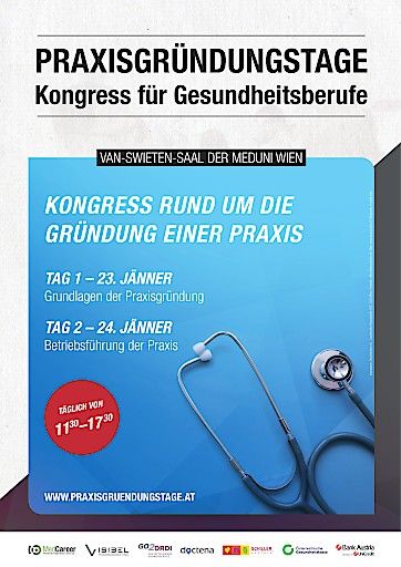 Vorschau Bild von Plakat der Praxisgründungstage 2020 in Wien