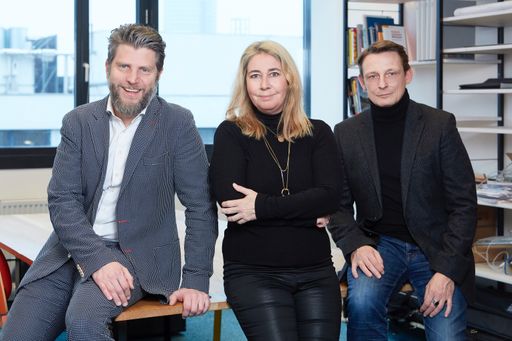 Das Führungsteam von B2Impact: Florian Zangerl,
Beatrice Schmidt und Martin Schwarz.