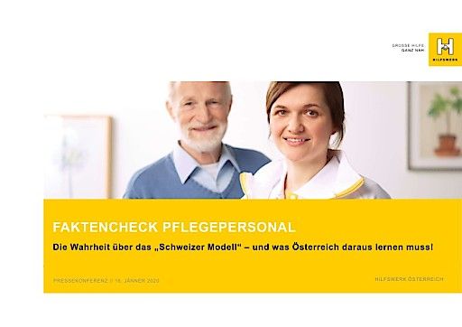 Vorschau Bild von Beilage zum Pressegespräch Hilfswerk: Präsentation und Grafiken