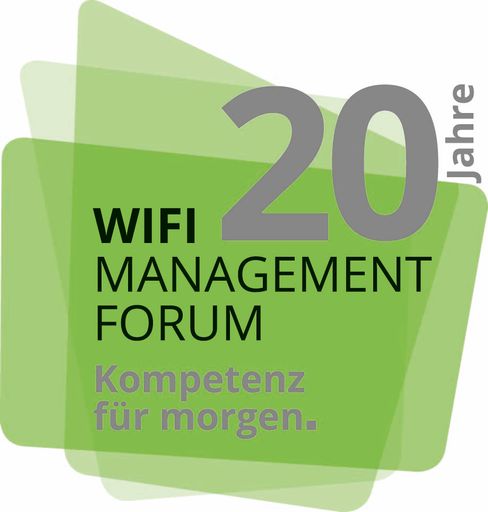 Aktionslogo 20 Jahre WIFI Management Forum