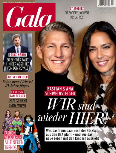 GALA Cover 5/2020 (EVT: 23. Januar 2020) / Weiterer Text über ots
und www.presseportal.de/nr/6106 / Die Verwendung dieses Bildes ist
für redaktionelle Zwecke honorarfrei. Veröffentlichung bitte unter
Quellenangabe: "obs/Gruner+Jahr, Gala"