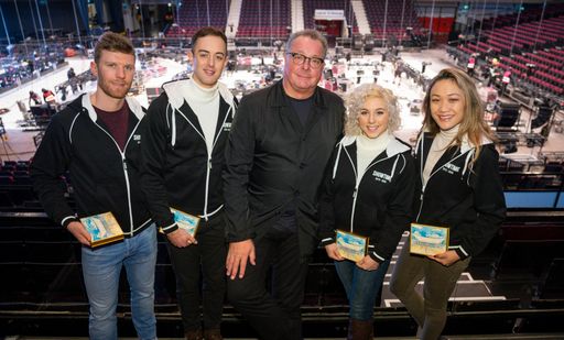  Holiday on Ice SHOWTIME: Vorbereitungen für die
Österreich-Premiere in der Wiener Stadthalle