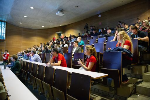 Vorschau Bild von Konferenzteilnehmer am WordCamp Vienna 2019