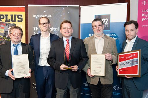 Erreichten den Gesamtsieg in der Kategorie
"E-Government"