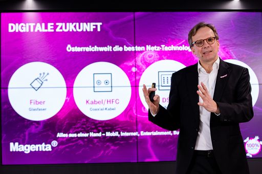 Vorschau Bild von Andreas Bierwirth, CEO Magenta Telekom, stellte die
Ergebnisse für das Jahr 2019 vor.