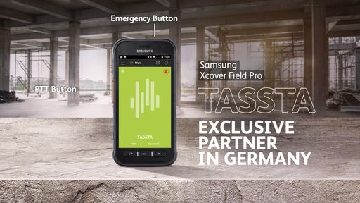 Samsung Galaxy XCover Field Pro mit TASSTAs Push-to-Talk Lösung:
Samsung launcht das Galaxy XCover FieldPro mit TASSTA / Robustes
Outdoor-Smartphone ermöglicht missionskritische Kommunikation.
Weiterer Text über ots und www.presseportal.de/nr/141482 / Die
Verwendung dieses Bildes ist für redaktionelle Zwecke honorarfrei.
Veröffentlichung bitte unter Quellenangabe: "obs/TASSTA GmbH"