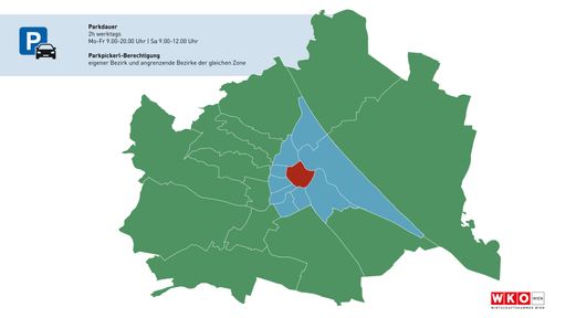 Vorschau Bild von Parkzonenmodell der WK Wien