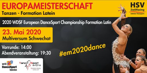 Vorschau Bild von Einladung zur EM2020 Formationstanz Latein am
23.05.2020
