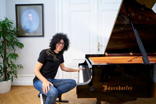  Giovanni Allevi in Wien im Bösendorfer Salon am 28.2.2020;
Fotocredit: Markus Wache