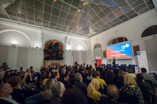 Vorschau Bild von Der historische Reitersaal diente als Kulisse für
höchst moderne Themen – der Marketing Club Österreich und der Public
Relations Verband Austria zu Gast bei der Oesterreichischen
Kontrollbank (OeKB)