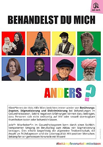 Vorschau Bild von Poster zur aktuellen Kampagne "Bekämpfe Vorurteile mit Wissen" anlässlich des Zerso Discrimination Days 2020