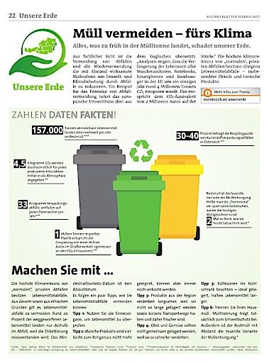 Vorschau Bild von Factsheet zu „Unsere Erde”