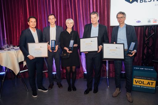 v.r.n.l Blum, Vorarlberg Milch, Sutterlüty. Die
Besten Marken Vorarlbergs 2019.