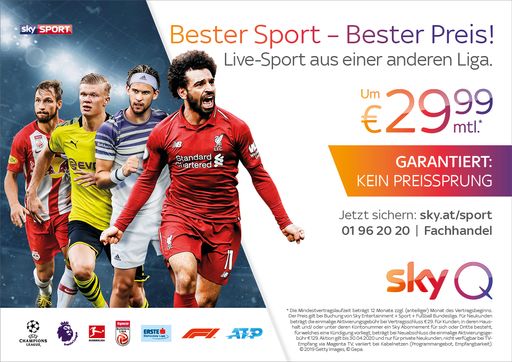 Neue Sky Sport Kampagne für Österreich