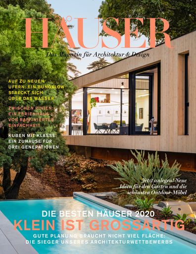 HÄUSER-AWARD 2020: Auszeichnung für die besten kleinen
Einfamilienhäuser: Siegerobjekte stehen in London, Köln,
Tuttlingen-Möhringen und Nord-Seeland in Dänemark / Cover HÄUSER
2/2020 / Weiterer Text über ots und www.presseportal.de/nr/41307 /
Die Verwendung dieses Bildes ist für redaktionelle Zwecke
honorarfrei. Veröffentlichung bitte unter Quellenangabe:
"obs/Gruner+Jahr, HÄUSER/Cover HÄUSER 2/2020"