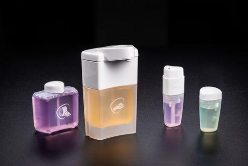 Vorschau Bild von Produkte der Marke „hagi“: Hygiene-Spender für
Privatkunden samt Nachfüllern