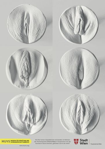 Plakat aus dem Projekt "Viva la Vulva" Credit:
Museum für Verhütung und Schwangerschaftsabbruch (MUVS)