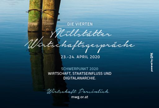 Vorschau Bild von Von 23. - 24. April wird Millstatt zum Hotspot für
wirtschaftspolitische Zukunftsdebatten: Unter dem Generalthema
„Wirtschaft, Staatseinfluss und Digitalanarchie“ diskutieren rund
250 Entscheidungsträger aus Wirtschaft und Politik, wie es im
globalen Wettbewerb der Wirtschaftsmodelle zwischen China, den USA
und Europa weitergeht.