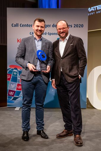  Feldin Smajlovic (links), CEO SAVD Videodolmetschen
GmbH und Martin Wild (rechts), Geschäftsführer der Sogedes.digital
AG. ©Management Circle AG