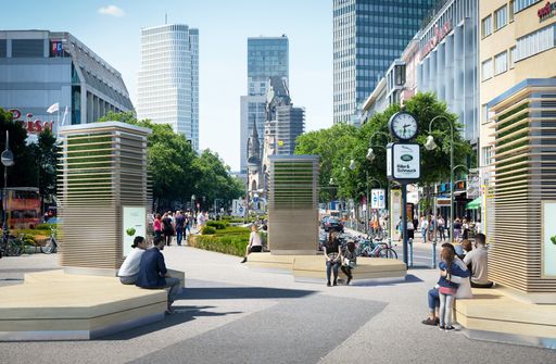 CItyTrees am Kurfürstendamm, Berlin / Weltpremiere in Berlin:
Green City Solutions launcht den ersten serienreifen CityTree /
Weiterer Text über ots und www.presseportal.de/nr/142367 / Die
Verwendung dieses Bildes ist für redaktionelle Zwecke honorarfrei.
Veröffentlichung bitte unter Quellenangabe: "obs/Green City
Solutions"