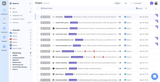 Vorschau Bild von Das Corona-Virus stellt Politik und Gesellschaft vor immense
Herausforderungen und gerade in solchen Krisenzeiten ist zeitnahe
und transparente Kommunikation essentiell. Soziale Medien spielen
hierbei eine wesentliche Rolle und unter anderem NGOs und
Hilfsorganisationen sind aktuell extrem gefordert, den Überblick zu
bewahren - sowohl was die interne, aber vor allem auch die
Kommunikation nach außen angeht.