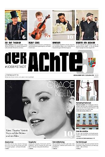 Vorschau Bild von Die erste Ausgabe der neuen Lokalzeitung mit Kulturschwerpunkt "der Achte".