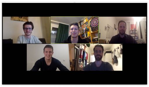 Vorschau Bild von Bildtext: Die Köpfe hinter diclaro (v.l.n.r.,
v.o.n.u.): Lukas Greul, Thomas Candussi, Raphael Remhof, Valentin
Koch und Benjamin Remhof. Fotocredit: diclaro Abdruck für
Pressezwecke honorarfrei