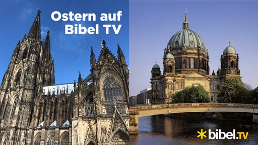 Bildrechte: Erzbistum Köln/Katharina Dorn_Berliner Dom. Collage
von Bibel TV. Mögliche Bildunterschrift: Live-Gottesdienste aus dem
Kölner Dom und aus dem Berliner Dom Ostern auf Bibel TV. / Ostern
auf Bibel TV: Trost und Hoffnung in schwierigen Zeiten /
Gottesdienst-Liveübertragungen und Filme über Jesus Christus bilden
besondere Programmhighlights/ Weiterer Text über ots und
www.presseportal.de/nr/55188 / Die Verwendung dieses Bildes ist für
redaktionelle Zwecke honorarfrei. Veröffentlichung bitte unter
Quellenangabe: "obs/Erzbistum Köln/Katharina Dorn_Berliner Dom.
Collage von Bibel TV"